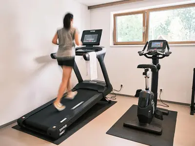 Das Fitnesscenter und/oder die Fitnesseinrichtungen in der Unterkunft Hoftaverne Ziegelböck