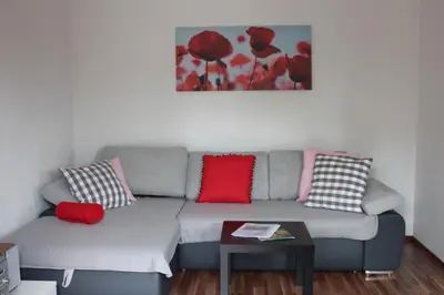 Ein Sitzbereich in der Unterkunft Ferienwohnung by Josef Lanzinger