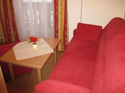 Ein Sitzbereich in der Unterkunft Ferienwohnung Ketterer