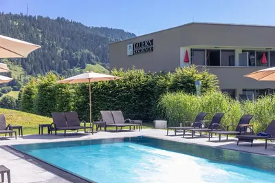 Der Swimmingpool an oder in der Nähe von Tauernresidence Radstadt by ALPS RESORTS