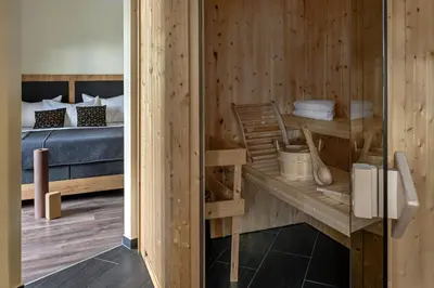 Ein Bett oder Betten in einem Zimmer der Unterkunft ALPHAtauern Health Resort - Adults Only 15 plus