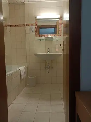 Ein Badezimmer in der Unterkunft Hotel Grünwaldkopf