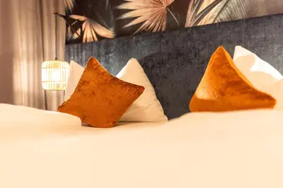 Ein Bett oder Betten in einem Zimmer der Unterkunft CARPE SOLEM Jules
