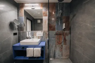 Ein Badezimmer in der Unterkunft Landhotel Prielbauer