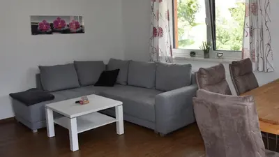 Ein Sitzbereich in der Unterkunft Sunseitn Apartments