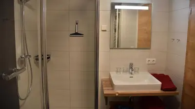 Ein Badezimmer in der Unterkunft Sunseitn Apartments