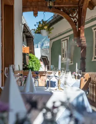 Ein Restaurant oder anderes Speiselokal in der Unterkunft Seewirt Zauner - contactless check in