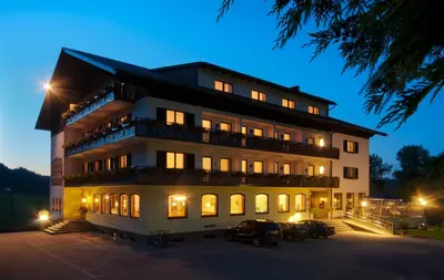 Das Gebäude in dem sich das Hotel befindet