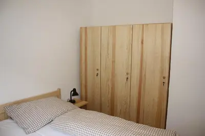 Ein Bett oder Betten in einem Zimmer der Unterkunft Chalet Ferienhaus Radmer