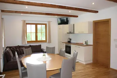 Küche/Küchenzeile in der Unterkunft Chalet Ferienhaus Radmer