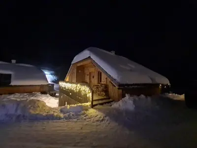 Almhütte Lachtal im Winter