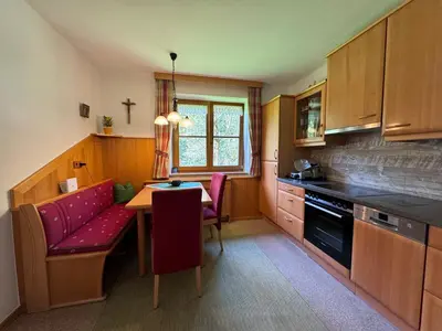 Küche/Küchenzeile in der Unterkunft Bio-Bauernhof Vordergrubenbach - Familie Oberascher