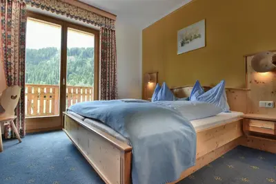 Ein Bett oder Betten in einem Zimmer der Unterkunft Landgasthof Jagawirt