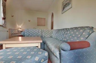 Ein Sitzbereich in der Unterkunft Landgasthof Jagawirt