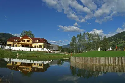 Naturlandschaft in der Nähe des Bauernhofs