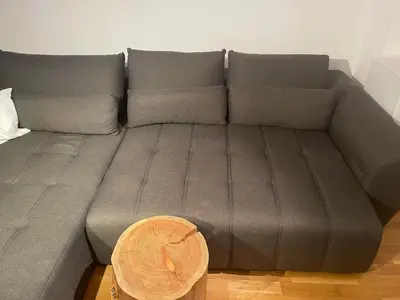 Ein Sitzbereich in der Unterkunft FeWo-Gmunden - Traunsee Apartment 60 m2