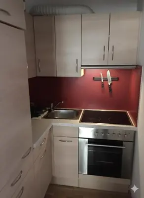 Küche/Küchenzeile in der Unterkunft FeWo-Gmunden - Traunsee Apartment 60 m2