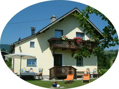 Das Gebäude in dem sich das Ferienhaus befindet