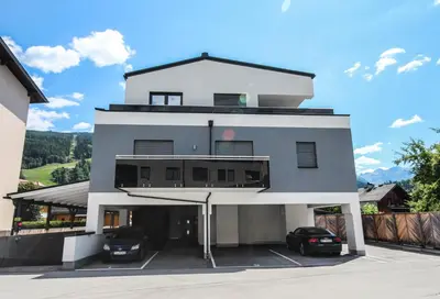 Das Gebäude in dem sich die Ferienwohnung befindet