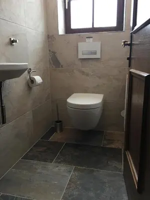 Ein Badezimmer in der Unterkunft Haus Wolfgangsee