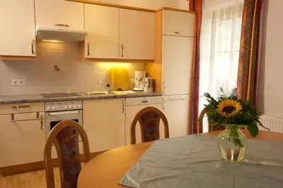 Küche/Küchenzeile in der Unterkunft Gästehaus Brigitte