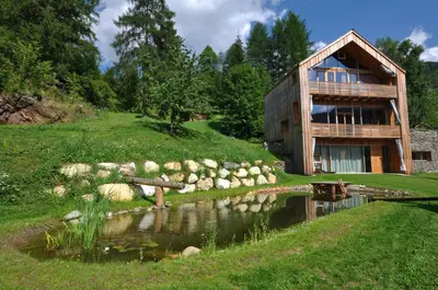 Naturlandschaft in der Nähe des Ferienhauses