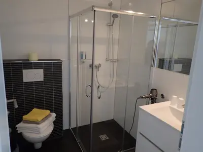 Ein Badezimmer in der Unterkunft Gasthof zum Postwirt