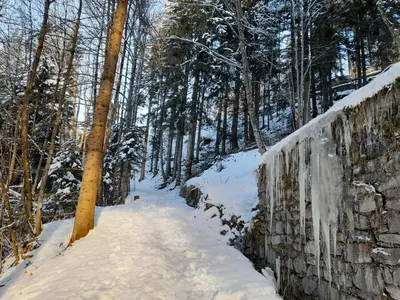 Gasthof zum Postwirt im Winter