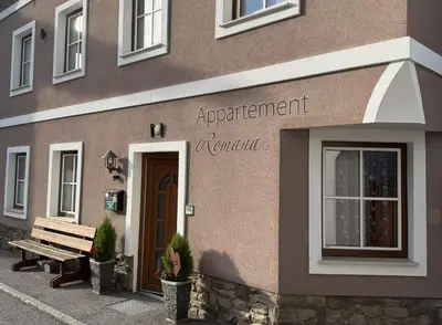 Das Gebäude in dem sich die Ferienwohnung befindet