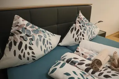 Ein Bett oder Betten in einem Zimmer der Unterkunft Appartement Lilia