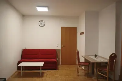 Ein Sitzbereich in der Unterkunft Appartement Lilia