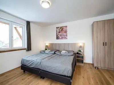 Ein Bett oder Betten in einem Zimmer der Unterkunft Maisonette in Lungau near Ski Slopes