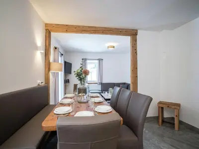 Ein Sitzbereich in der Unterkunft Maisonette in Lungau near Ski Slopes