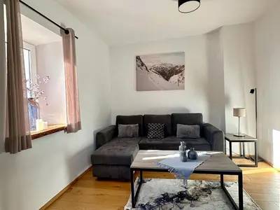 Ein Sitzbereich in der Unterkunft Maisonette in Lungau near Ski Slopes