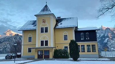 Ein allgemeiner Bergblick oder ein Berglick von der Ferienwohnung aus