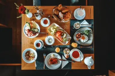 Essen im Hotel oder in der Nähe