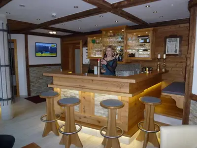 Lounge oder Bar in der Unterkunft Hotel Garni Landhaus Trenkenbach