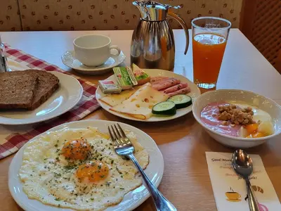 Essen im Hotel oder in der Nähe