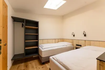 Ein Bett oder Betten in einem Zimmer der Unterkunft Ferienalm Panorama Apartments