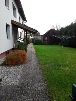 Ein Garten an der Unterkunft Ferienhaus Steyrdurchbruch