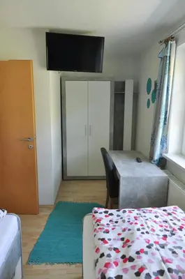 Ein Bett oder Betten in einem Zimmer der Unterkunft Ferienhaus Steyrdurchbruch