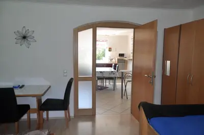 Ein Sitzbereich in der Unterkunft Ferienhaus Steyrdurchbruch