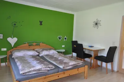 Ein Bett oder Betten in einem Zimmer der Unterkunft Ferienhaus Steyrdurchbruch