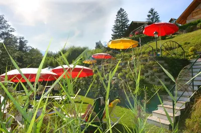Ein Garten an der Unterkunft Haus Windhager