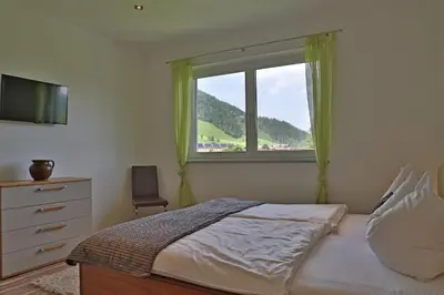 Ein Bett oder Betten in einem Zimmer der Unterkunft Appartement Grießenkareck