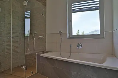 Ein Badezimmer in der Unterkunft Appartement Grießenkareck