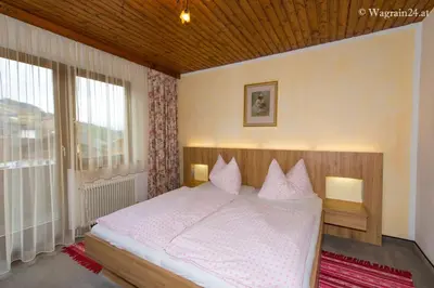 Ein Bett oder Betten in einem Zimmer der Unterkunft Pension Montana