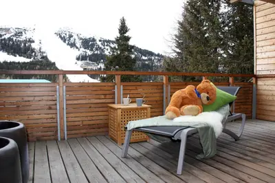 Ein Balkon oder eine Terrasse in der Unterkunft Das Penthaus Katschberg