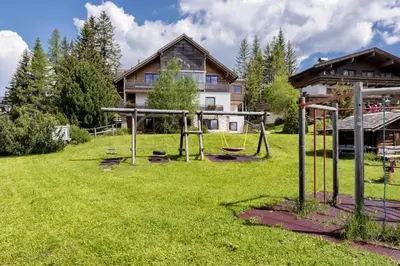 Ein Garten an der Unterkunft Das Penthaus Katschberg
