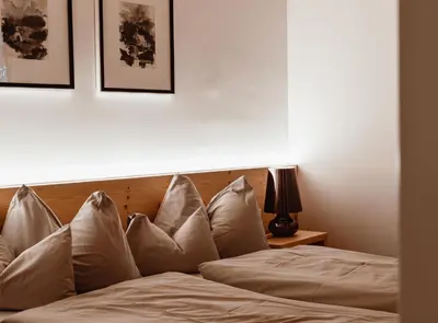 Ein Bett oder Betten in einem Zimmer der Unterkunft ALPINE LOFT Martini